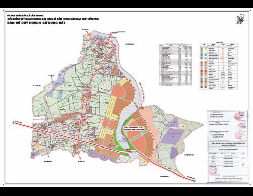 Bản đồ quy hoach sử dụng đất và hệ thống hạ tầng kỷ thuật và môi trường, hạ tầng phục vụ sản xuất